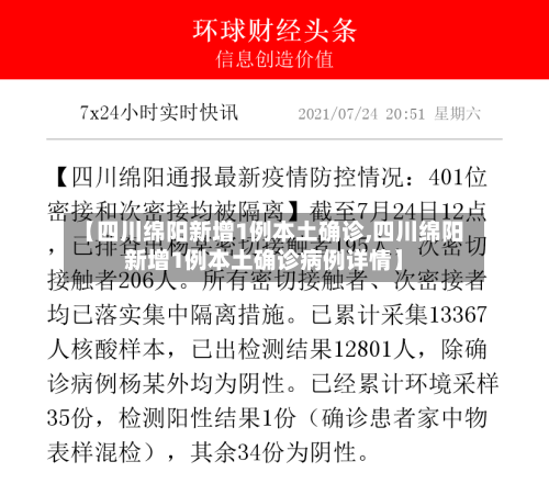 【四川绵阳新增1例本土确诊,四川绵阳新增1例本土确诊病例详情】-第3张图片