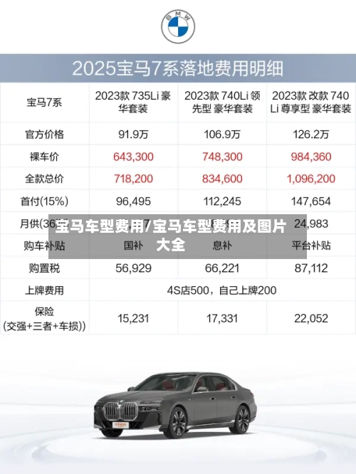 宝马车型费用/宝马车型费用及图片大全-第2张图片