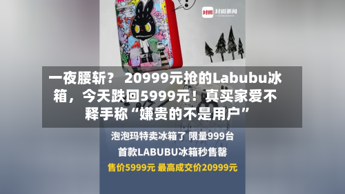 一夜腰斩？ 20999元抢的Labubu冰箱，今天跌回5999元！真买家爱不释手称“嫌贵的不是用户”