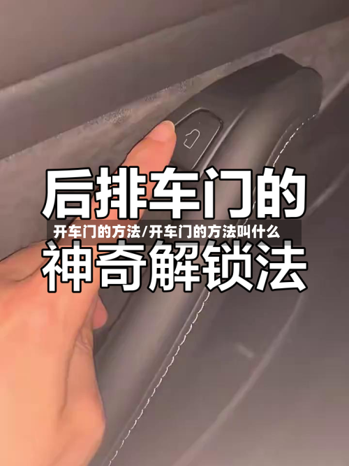 开车门的方法/开车门的方法叫什么