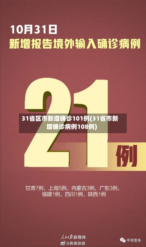 31省区市新增确诊101例(31省市新增确诊病例108例)-第2张图片