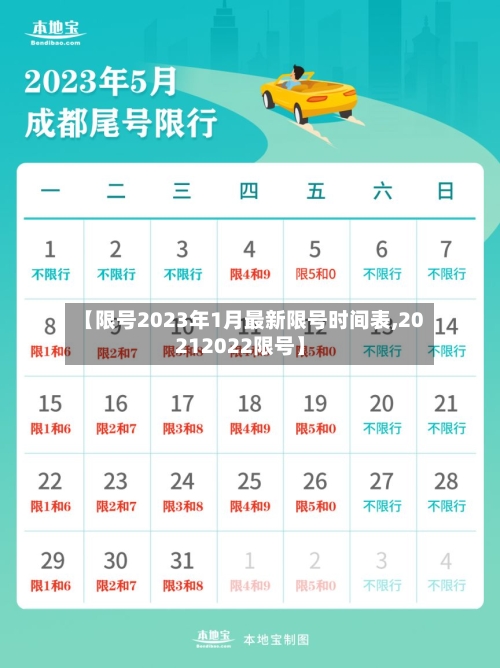 【限号2023年1月最新限号时间表,20212022限号】