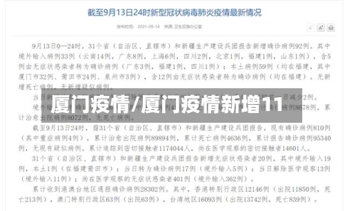 厦门疫情/厦门疫情新增11-第2张图片