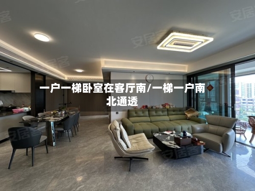 一户一梯卧室在客厅南/一梯一户南北通透-第2张图片