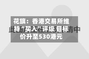 花旗：香港交易所维持“买入”评级 目标价升至530港元-第2张图片