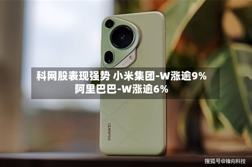 科网股表现强势 小米集团-W涨逾9%阿里巴巴-W涨逾6%