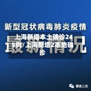 上海新增本土确诊245例/上海新增2本地确诊