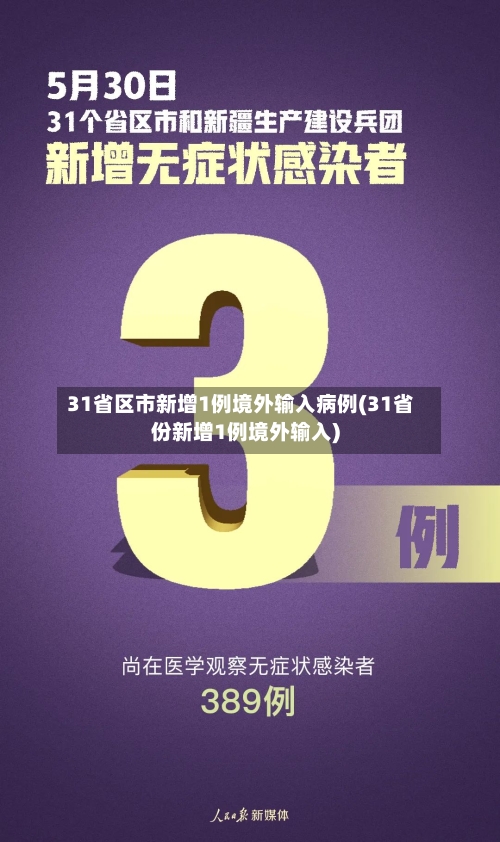 31省区市新增1例境外输入病例(31省份新增1例境外输入)