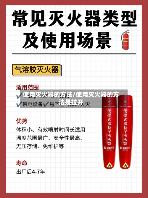 使用灭火器的方法/使用灭火器的方法是拉开-第3张图片
