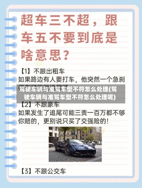 驾驶车辆与准驾车型不符怎么处理(驾驶车辆与准驾车型不符怎么处理呢)-第2张图片