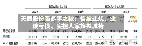 天通股份陷多事之秋：信披违规、业绩亏损、实控人家族拟减持-第2张图片
