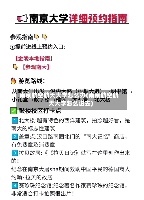 南京航空航天大学怎么办(南京航空航天大学怎么进去)