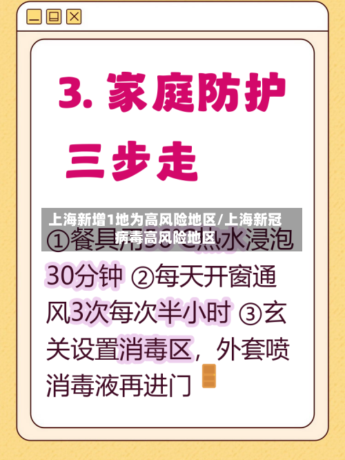 上海新增1地为高风险地区/上海新冠病毒高风险地区