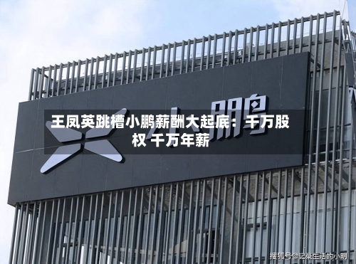 王凤英跳槽小鹏薪酬大起底：千万股权 千万年薪