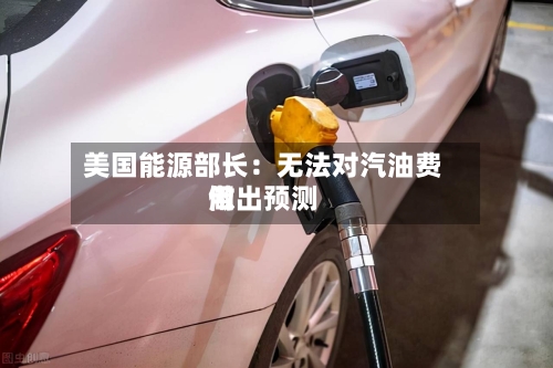 美国能源部长：无法对汽油费用做出预测