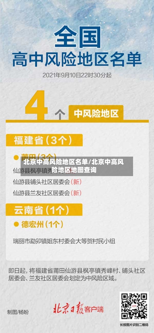 北京中高风险地区名单/北京中高风险地区地图查询-第3张图片