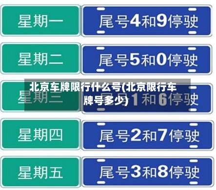 北京车牌限行什么号(北京限行车牌号多少)