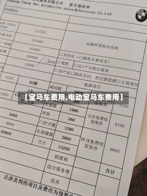 【宝马车费用,电动宝马车费用】-第2张图片