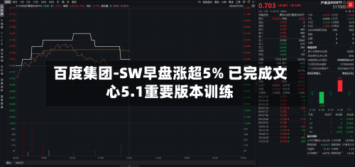 百度集团-SW早盘涨超5% 已完成文心5.1重要版本训练-第2张图片