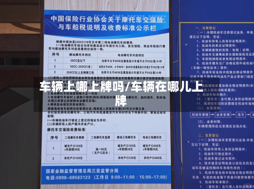 车辆上哪上牌吗/车辆在哪儿上牌-第3张图片