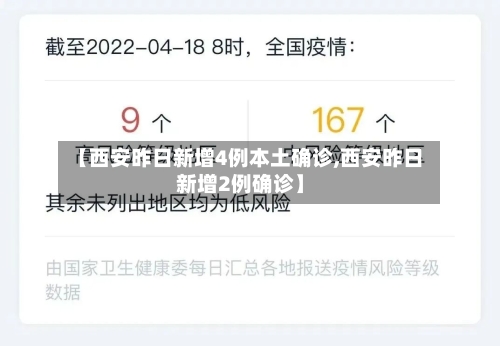 【西安昨日新增4例本土确诊,西安昨日新增2例确诊】-第2张图片