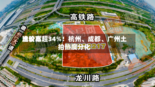 比较高溢价率超34%！杭州、成都	、广州土拍热度分化-第2张图片