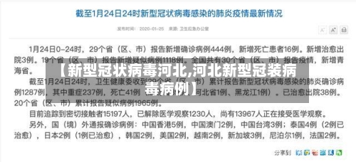 【新型冠状病毒河北,河北新型冠装病毒病例】-第2张图片