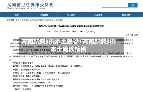 河南新增3例本土确诊/河南新增3例本土确诊病例-第3张图片