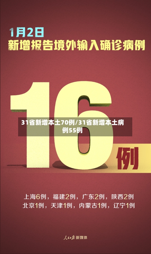 31省新增本土70例/31省新增本土病例55例-第2张图片