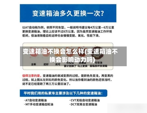 变速箱油不换会怎么样(变速箱油不换会影响动力吗)-第2张图片