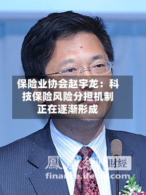 保险业协会赵宇龙:科技保险风险分担机制正在逐渐形成