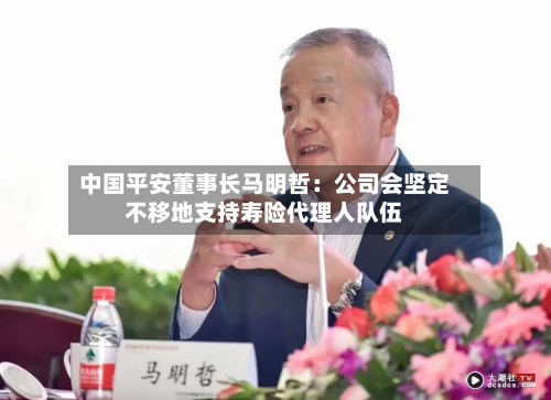 中国平安董事长马明哲：公司会坚定不移地支持寿险代理人队伍