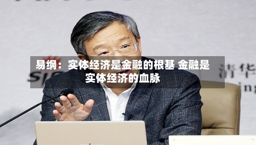 易纲：实体经济是金融的根基 金融是实体经济的血脉