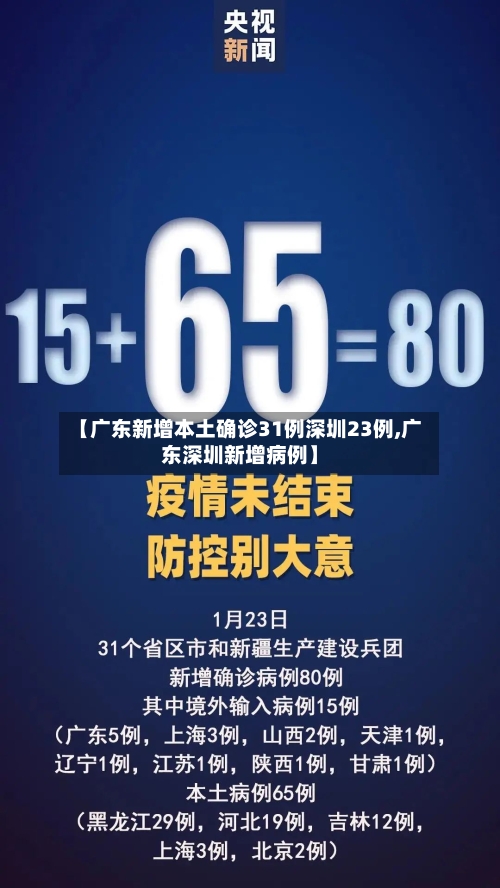 【广东新增本土确诊31例深圳23例,广东深圳新增病例】-第2张图片