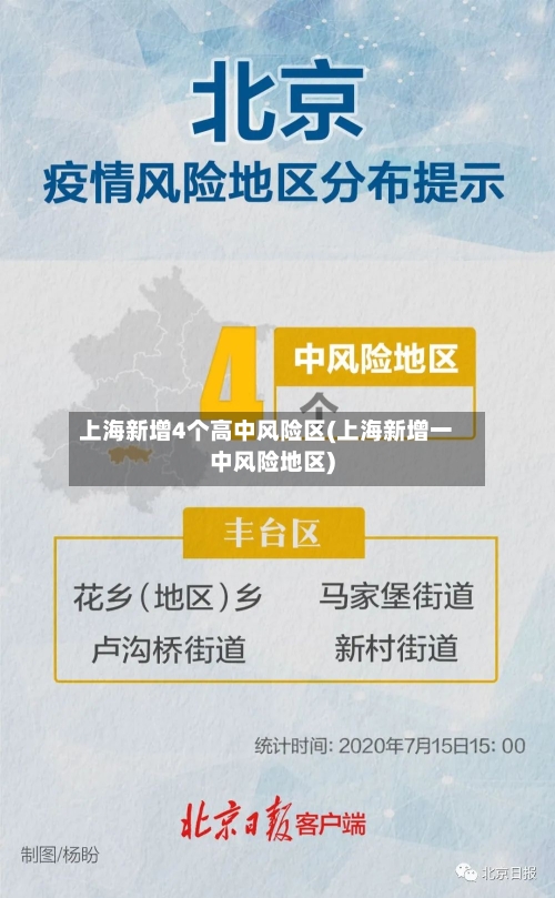 上海新增4个高中风险区(上海新增一中风险地区)